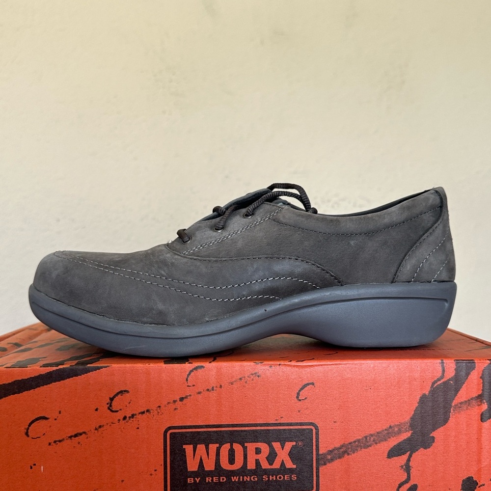 Worx‎ by Red Wing 5113 Slip Resistant Brown Steel Toe ASTM F2413-11 wmns Sz 6 W